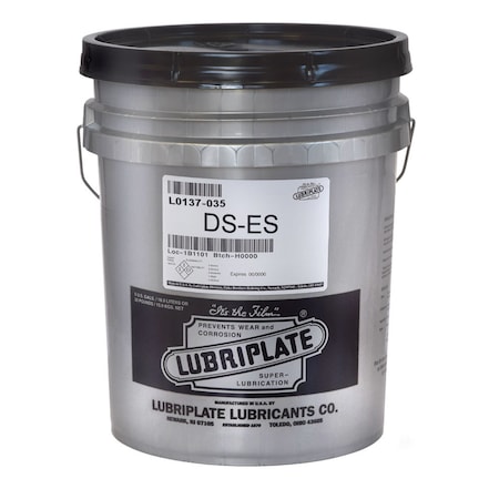 Lubriplate Grease, 35 lb, Pail, 250 Degrees F Max Op Temp, Off-White, DS-ES Series L0137-035